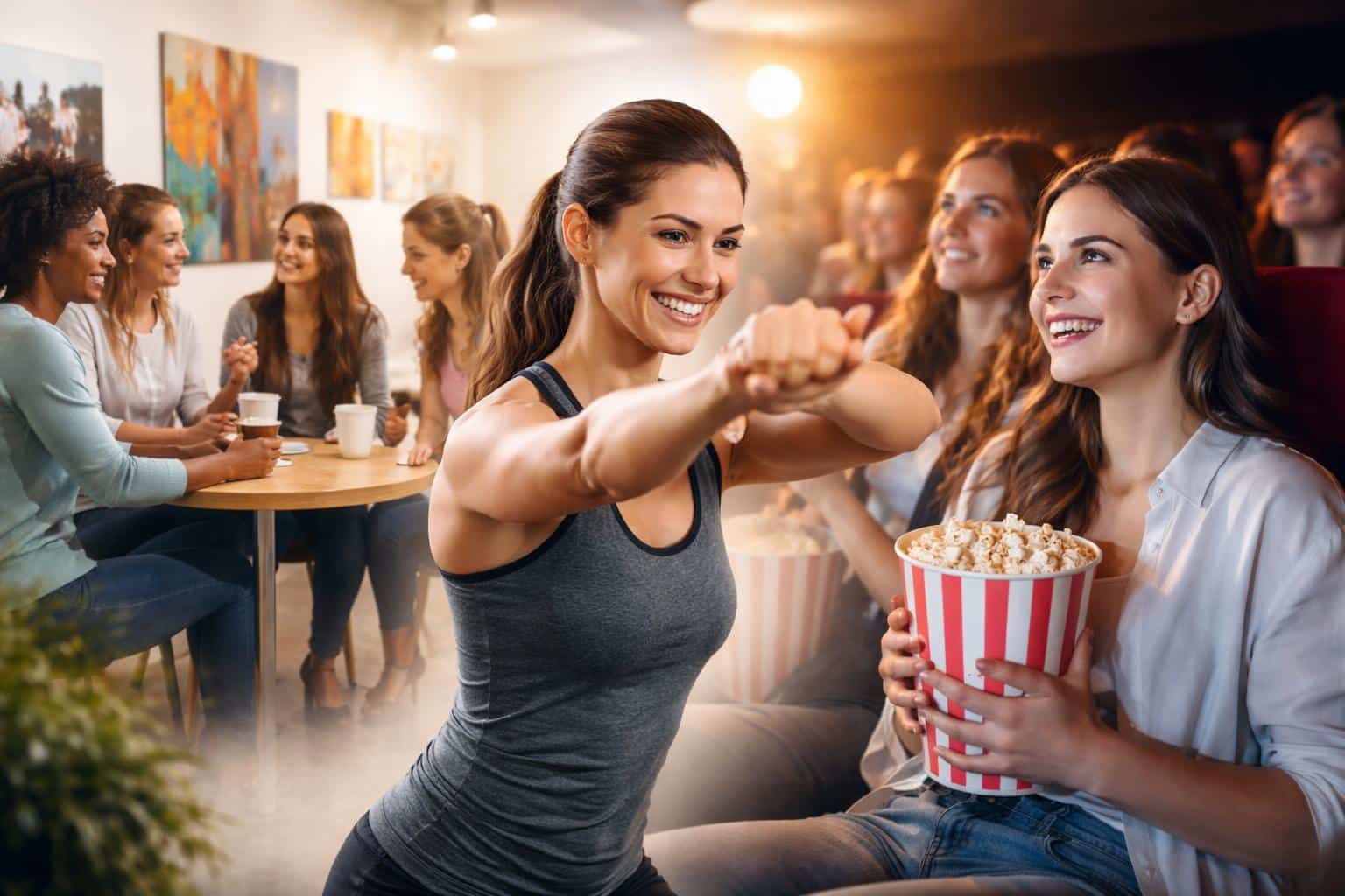 Austausch, Kino und Selbstverteidigung für Frauen