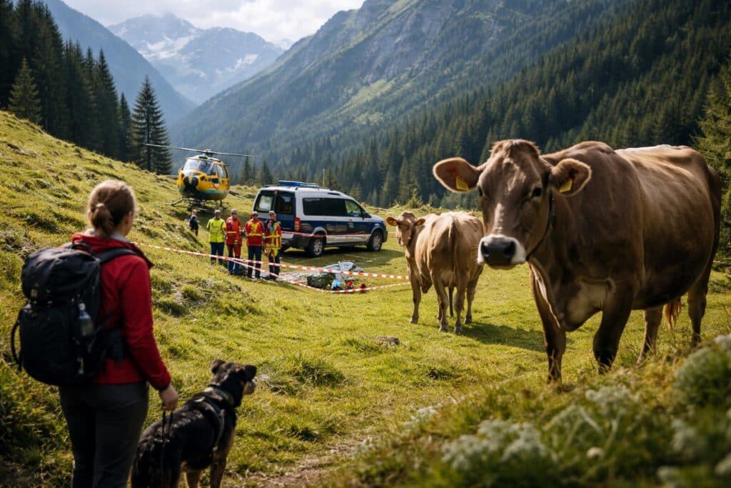 Tödliche Kuhattacke in Osttirol: Wohl Hund in der Nähe, Ehemann befragt