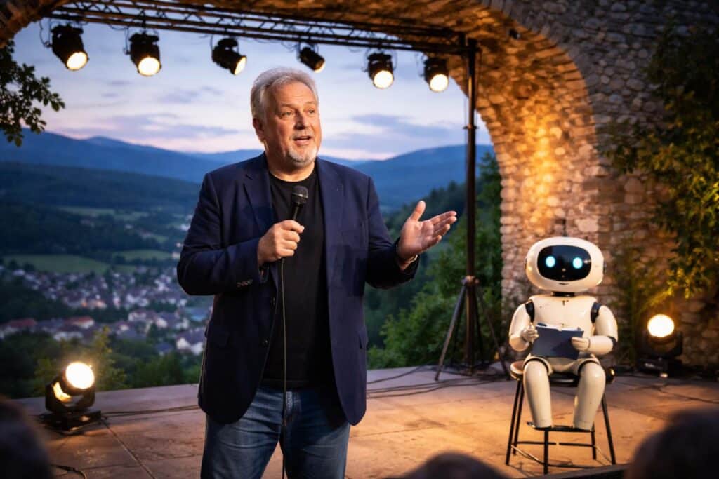 Ausnahme-Kabarettist Andreas Vitasek gastiert am Schlossberg Griffen
