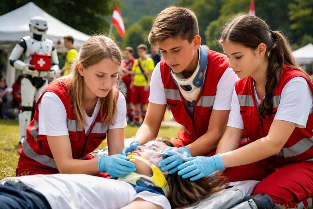 Kärntens Schüler glänzen beim Erste-Hilfe-Landesbewerb