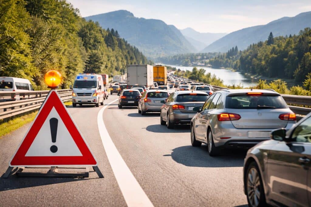 A2 Velden-West Richtung Klagenfurt