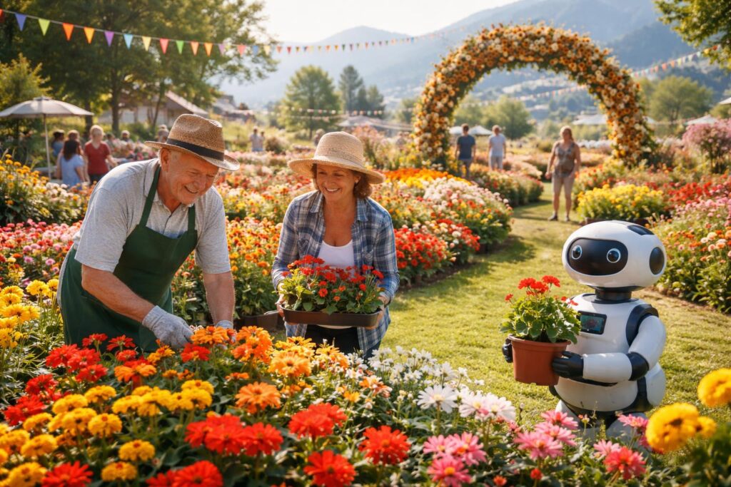 Blumenolympiade: Die "feurige Flora" hat es Hobbygärtnern angetan