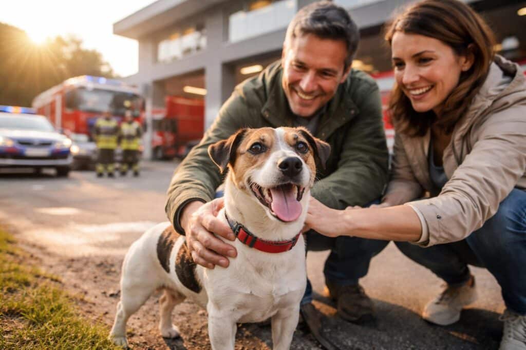 Charlie ist nach Ausflug wieder daheim
