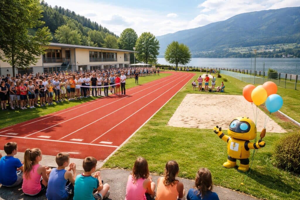 Neue Leichtathletik-Anlage in Seeboden feierlich eröffnet