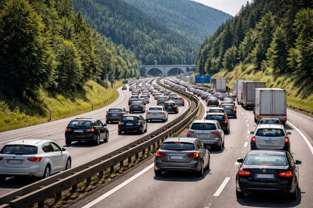 A2 Süd Autobahn, Graz Richtung Klagenfurt