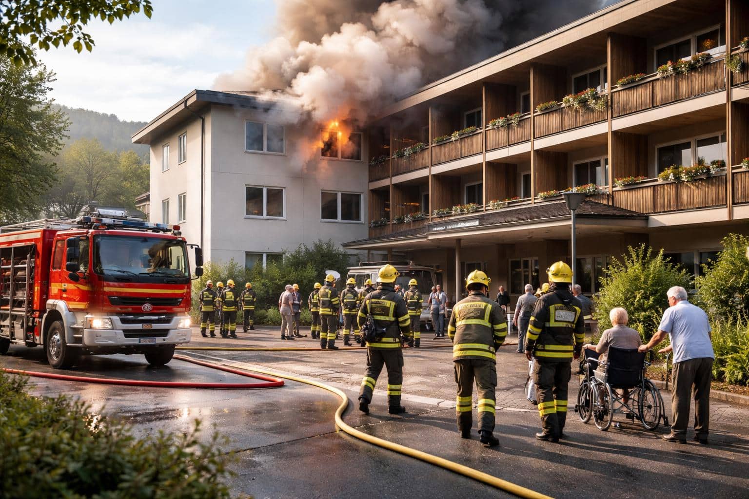 Feueralarm in Kärntner Pflegeheim: Bewohner evakuiert