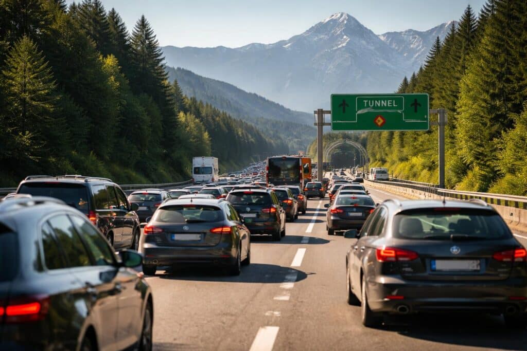 A11 Karawanken Autobahn, Villach Richtung Laibach