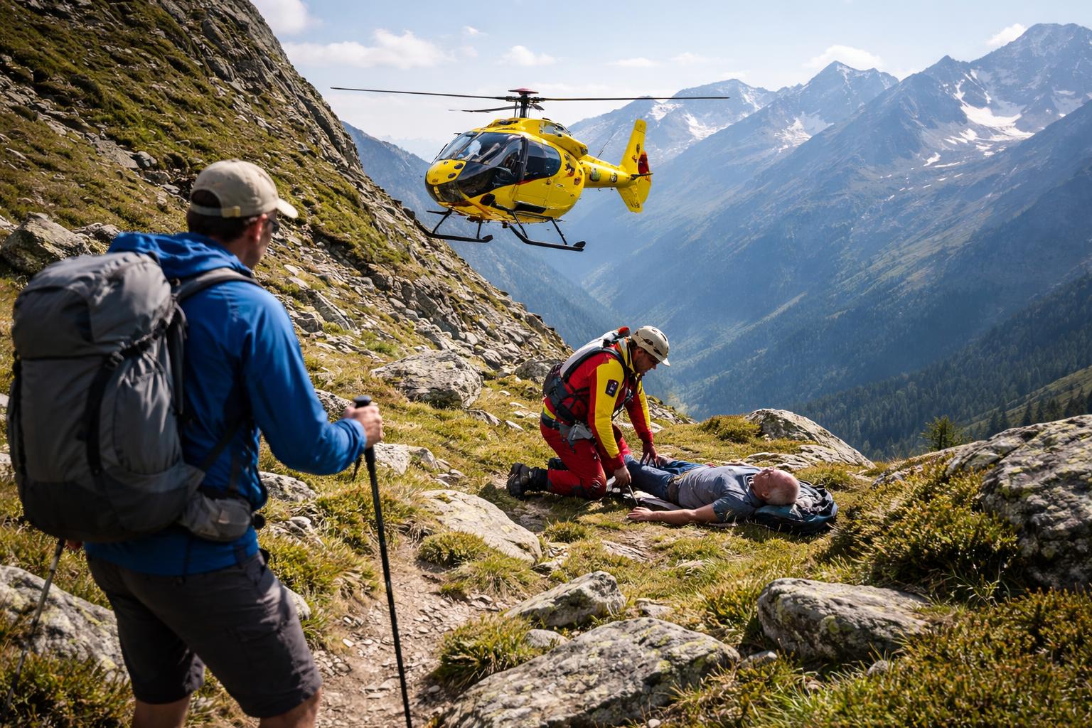 Wanderer entdeckte abgestürzten Deutschen