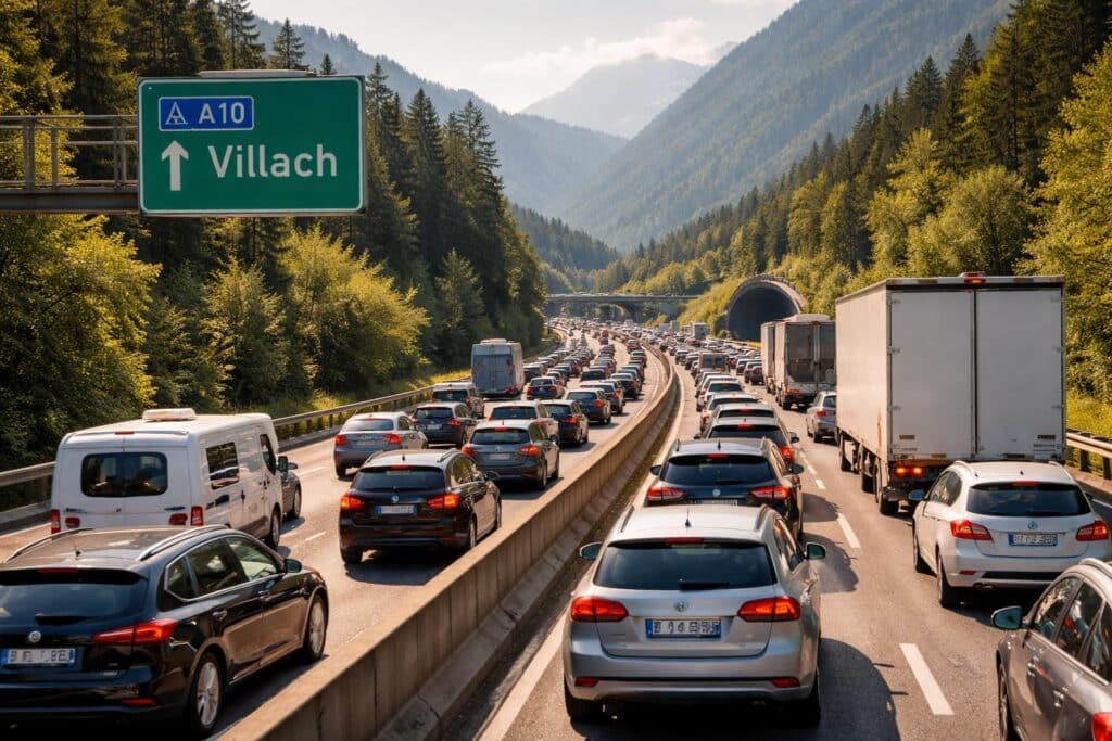 A10 Tauern Autobahn, Salzburg Richtung Villach