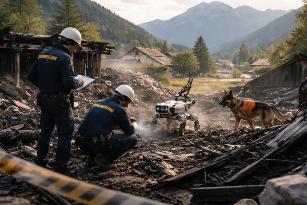 Brand im Bezirk Villach Land – Feststellung der Brandursache