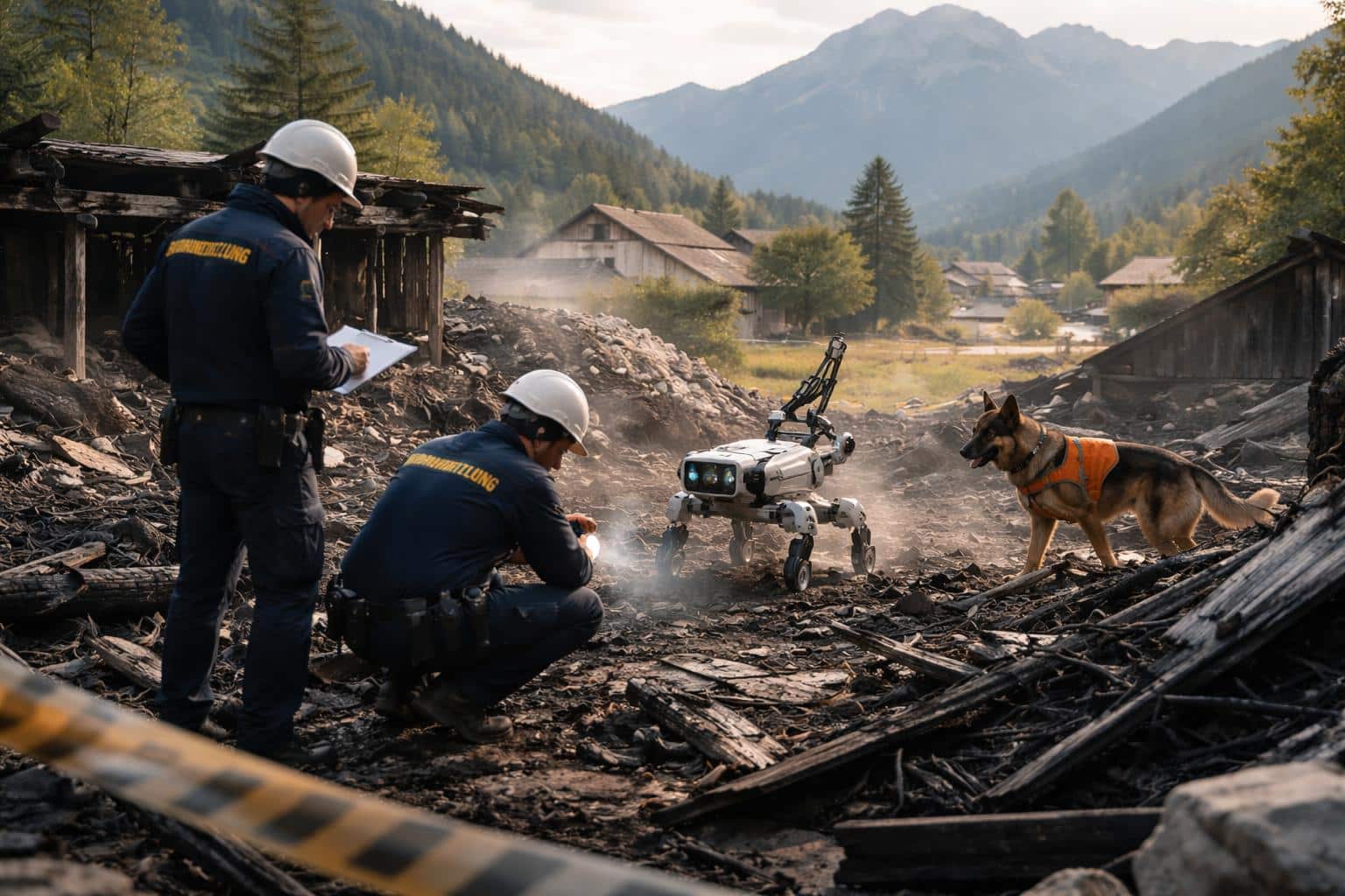 Brand im Bezirk Villach Land – Feststellung der Brandursache