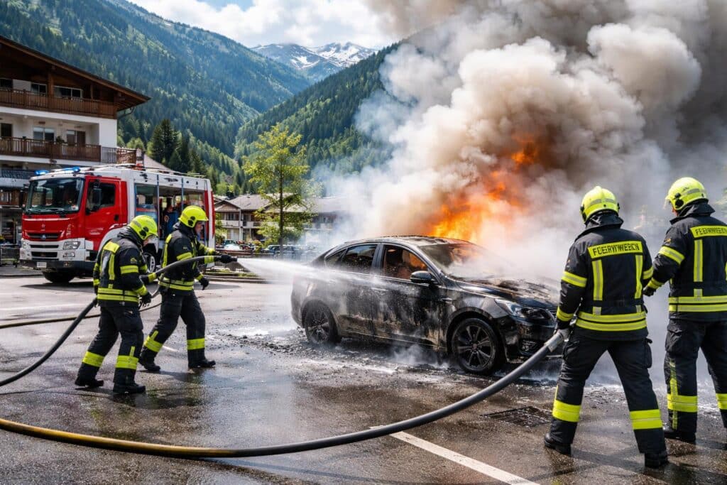 Brand im Bezirk Spittal