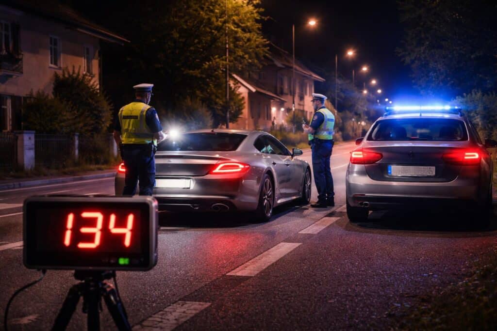 Mit 134 km/h im Ortsgebiet: Polizei stoppt Extrem-Raser