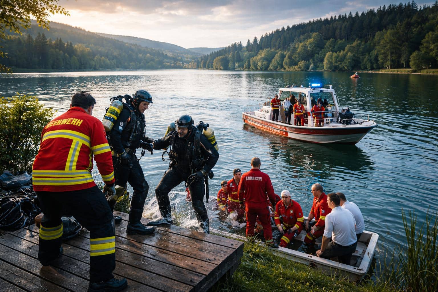 Schwerer Badeunfall am Längsee: Schwimmer ging plötzlich unter
