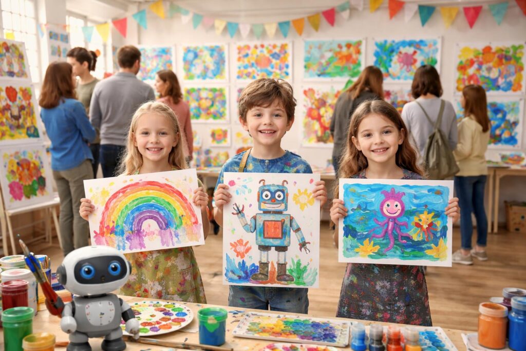 Malschulkinder laden zur großen Jahresausstellung!