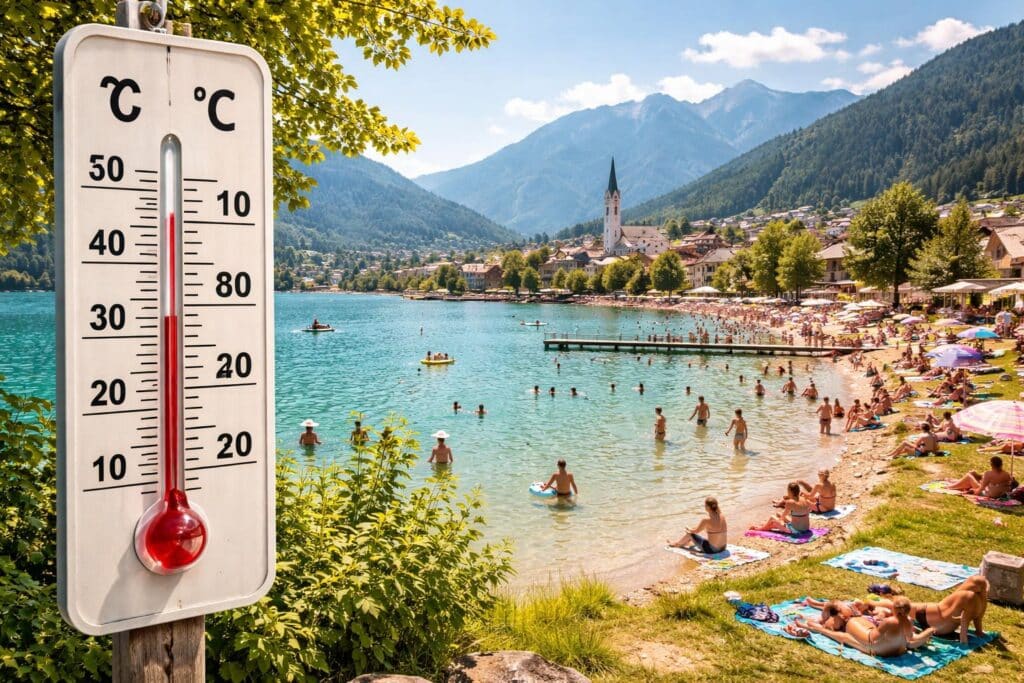 31,7 Grad: Eine Kärntner Stadt war Österreichs Hitzepol