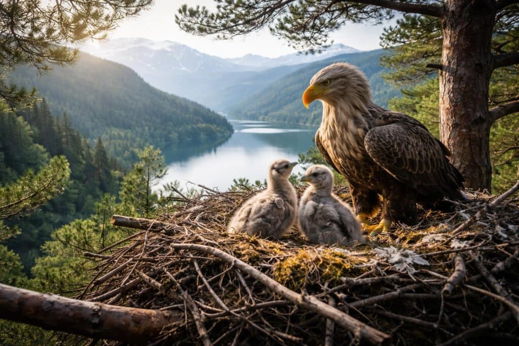 "Eine Sensation": Erstmals Seeadler-Nachwuchs in Kärnten