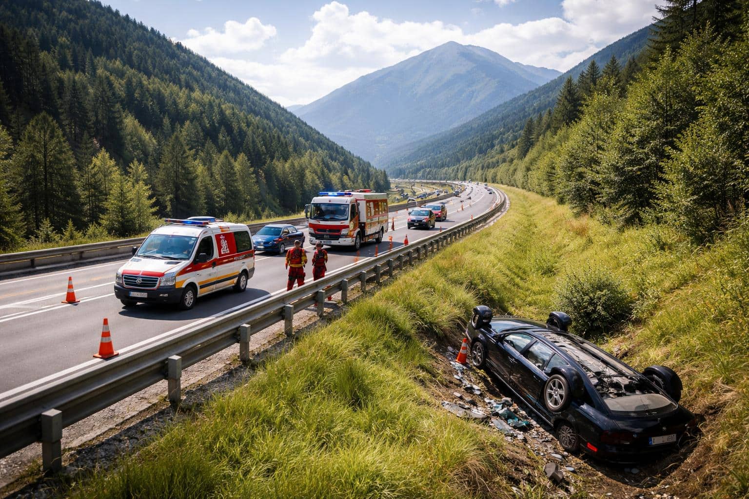 A10 Tauern Autobahn, Villach Richtung Salzburg