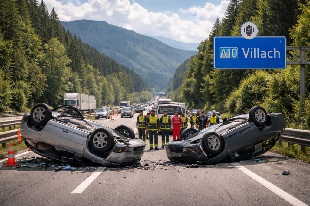 A10: Zwei Unfälle binnen kurzer Zeit