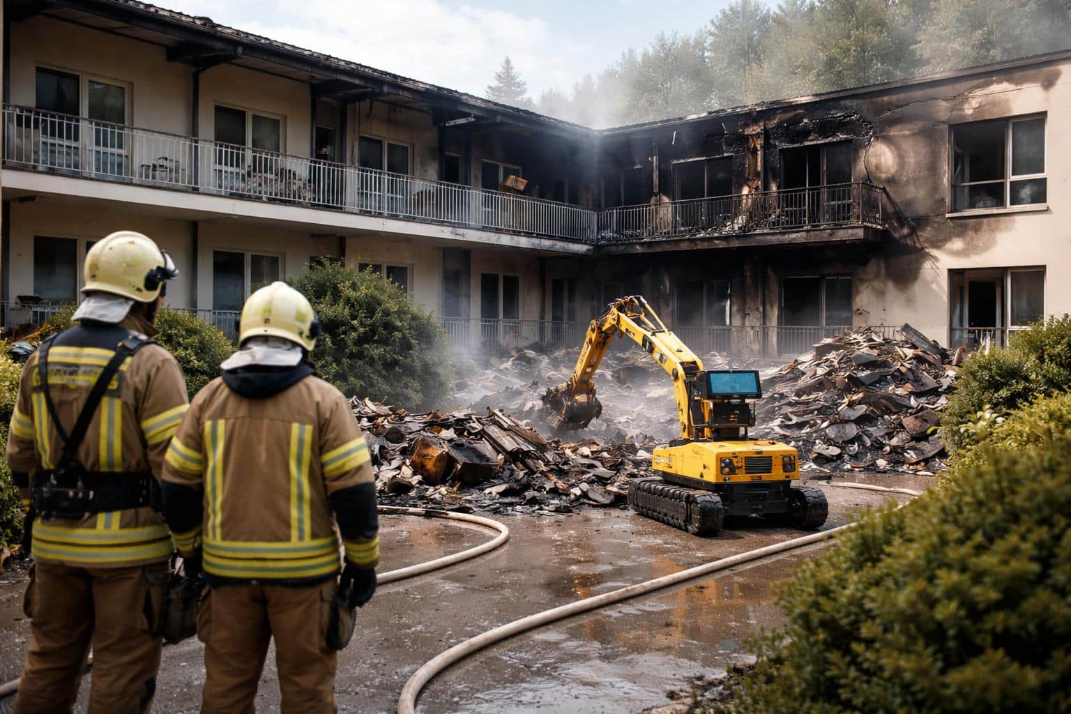 Baldige Rückkehr in Heim nach Brand