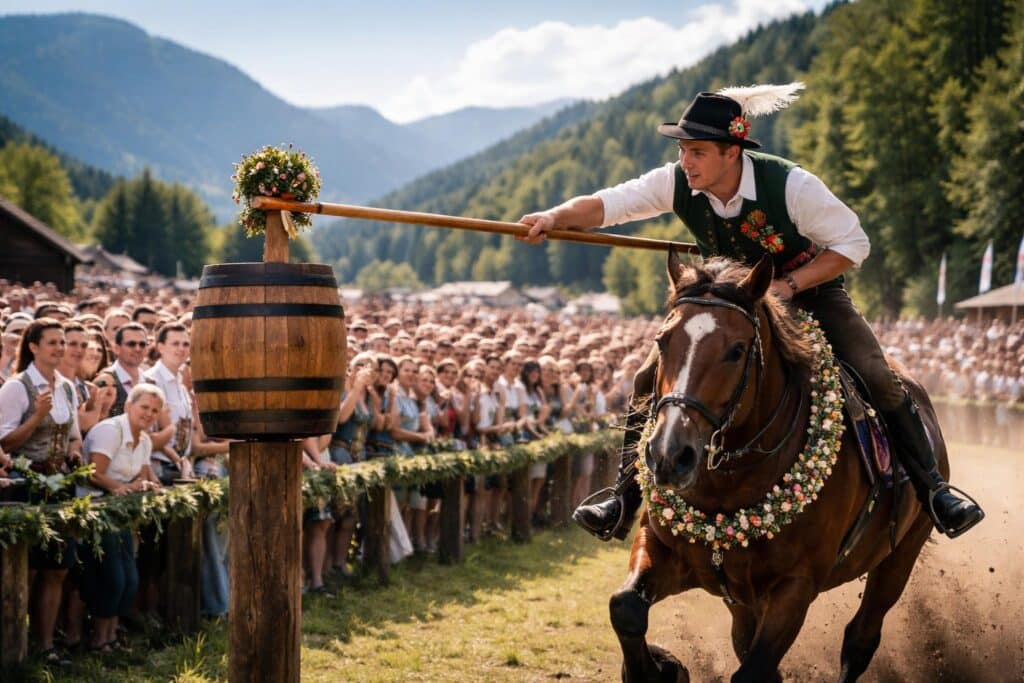 Kufenstechen im Gailtal zog die Besucher in seinen Bann
