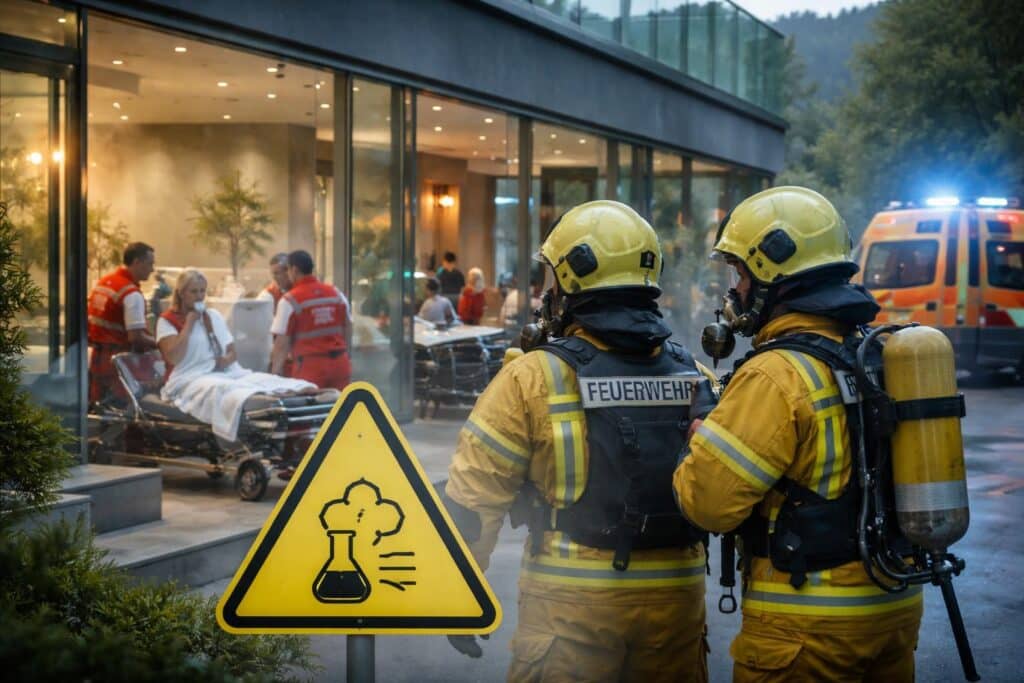 Verdacht auf Chlorgasaustritt