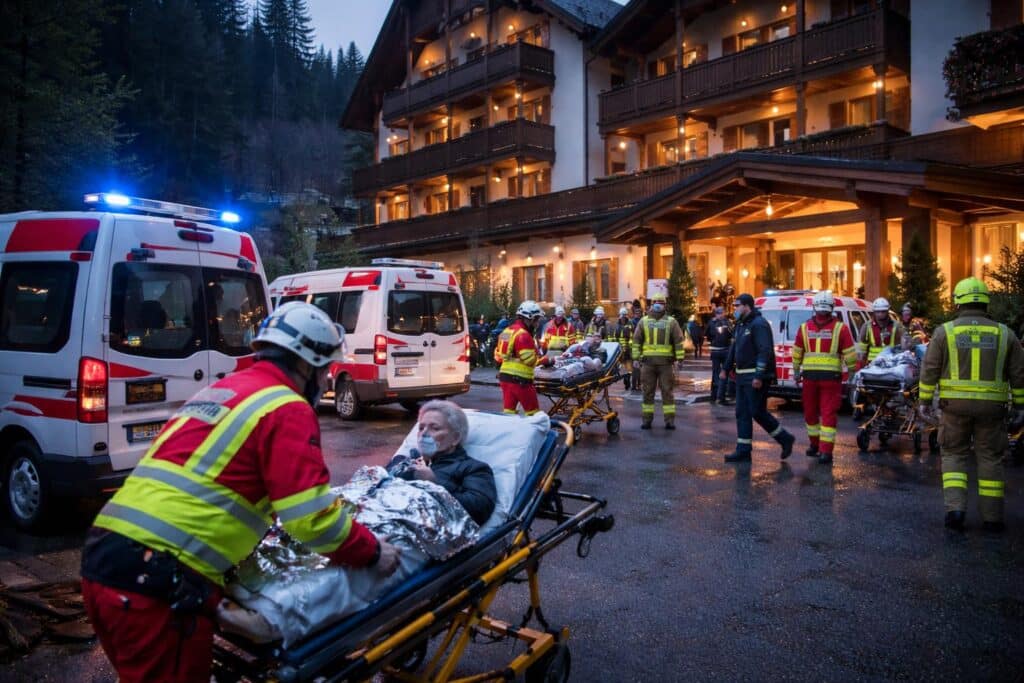 Möglicher Gasaustritt in Hotel: Zwölf Gäste in Krankenhäuser gebracht
