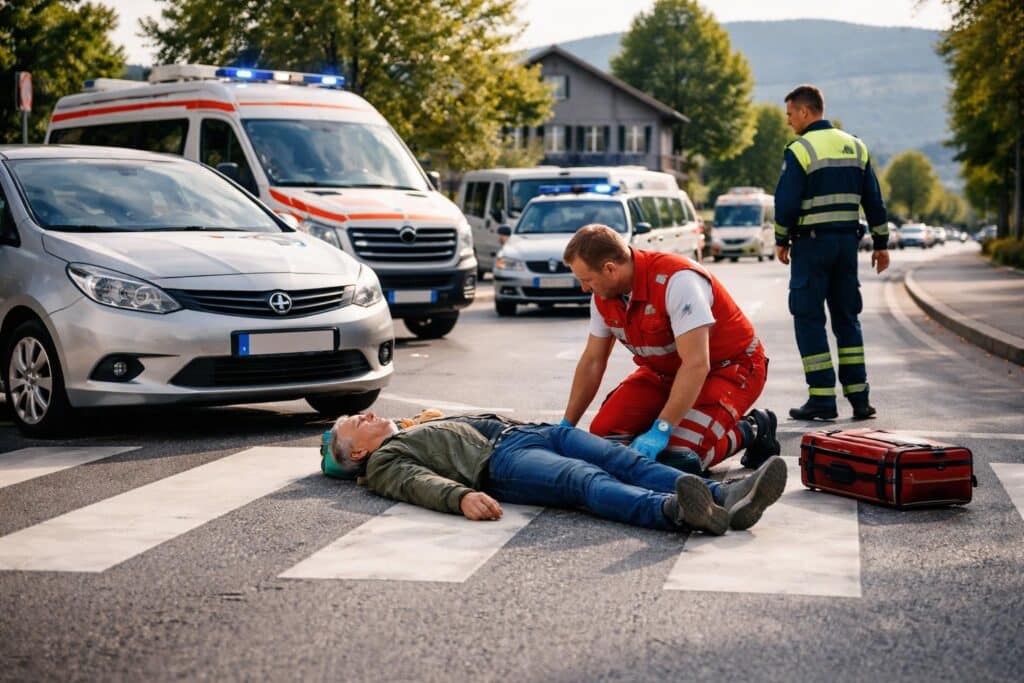 Kärnten : Fußgänger auf Schutzweg angefahren und verletzt