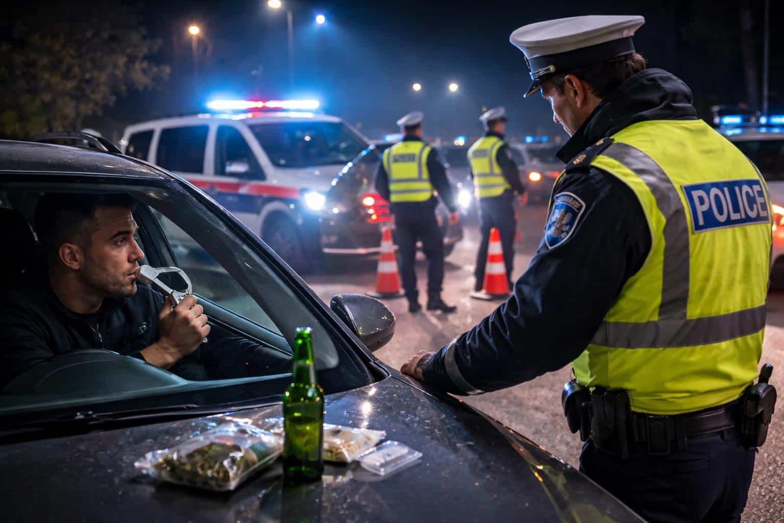 Landesweiter Verkehrsschwerpunkt Alkohol und Drogen am Steuer