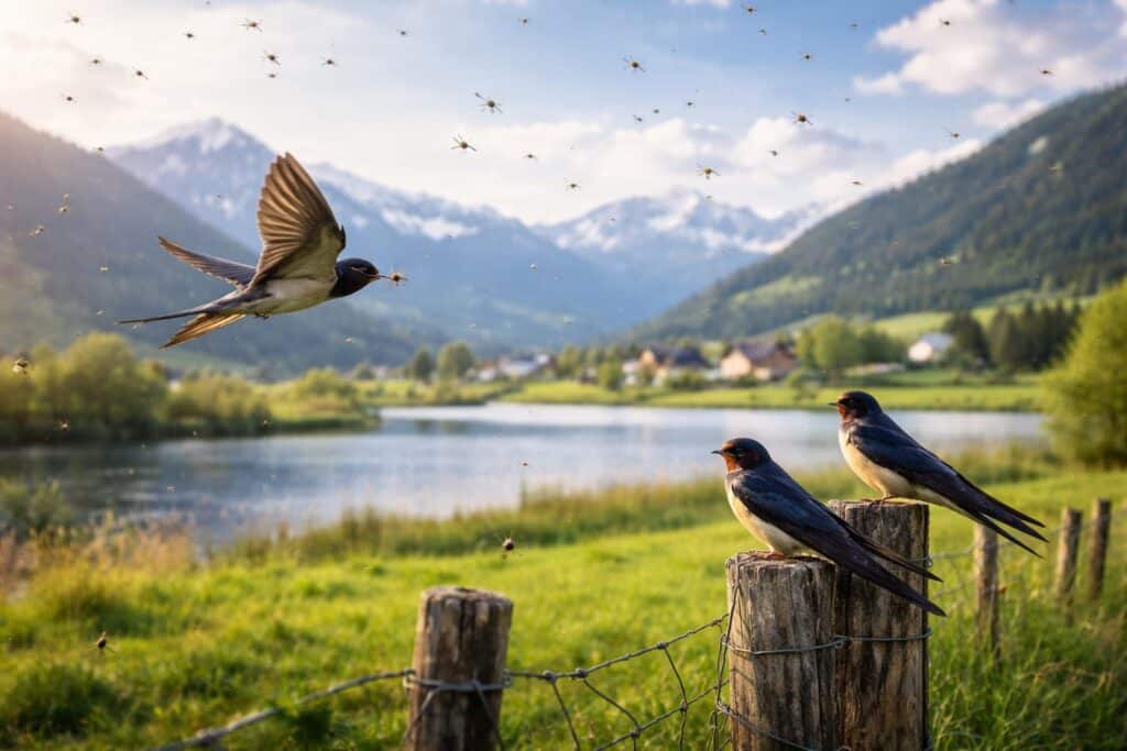 Schwalben in Not: Jetzt droht in Kärnten eine Insektenplage