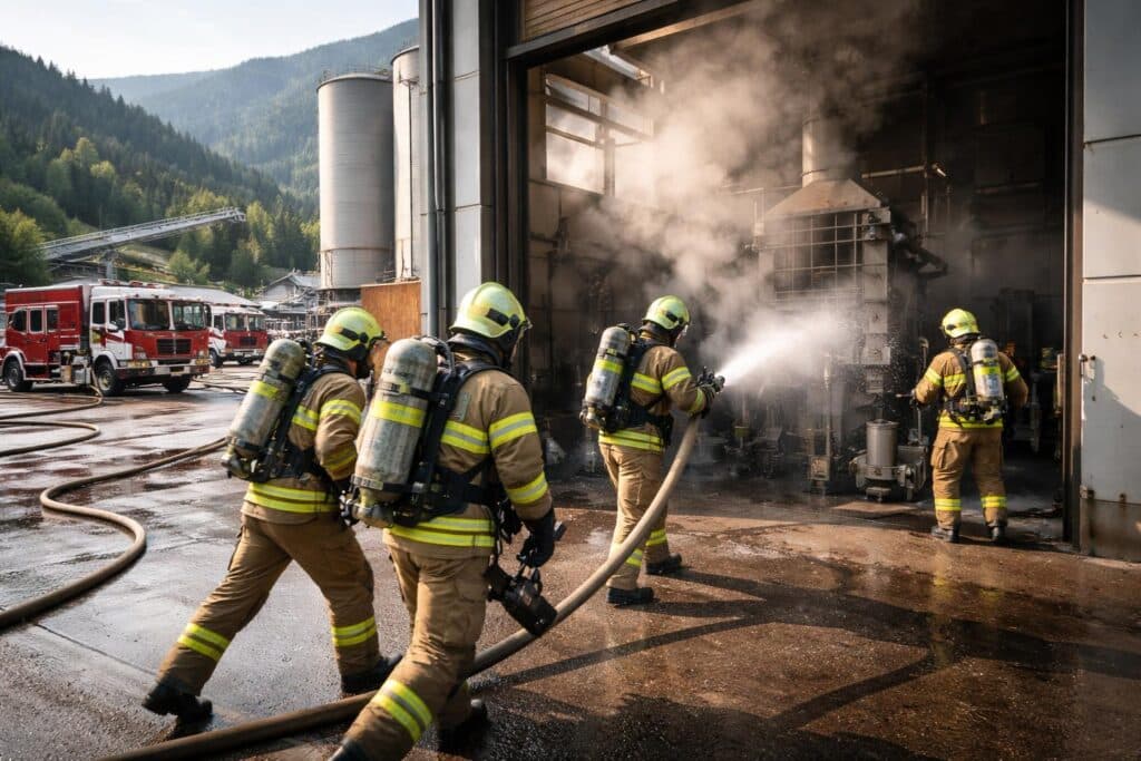 Brand im Fernheizwerk gelöscht