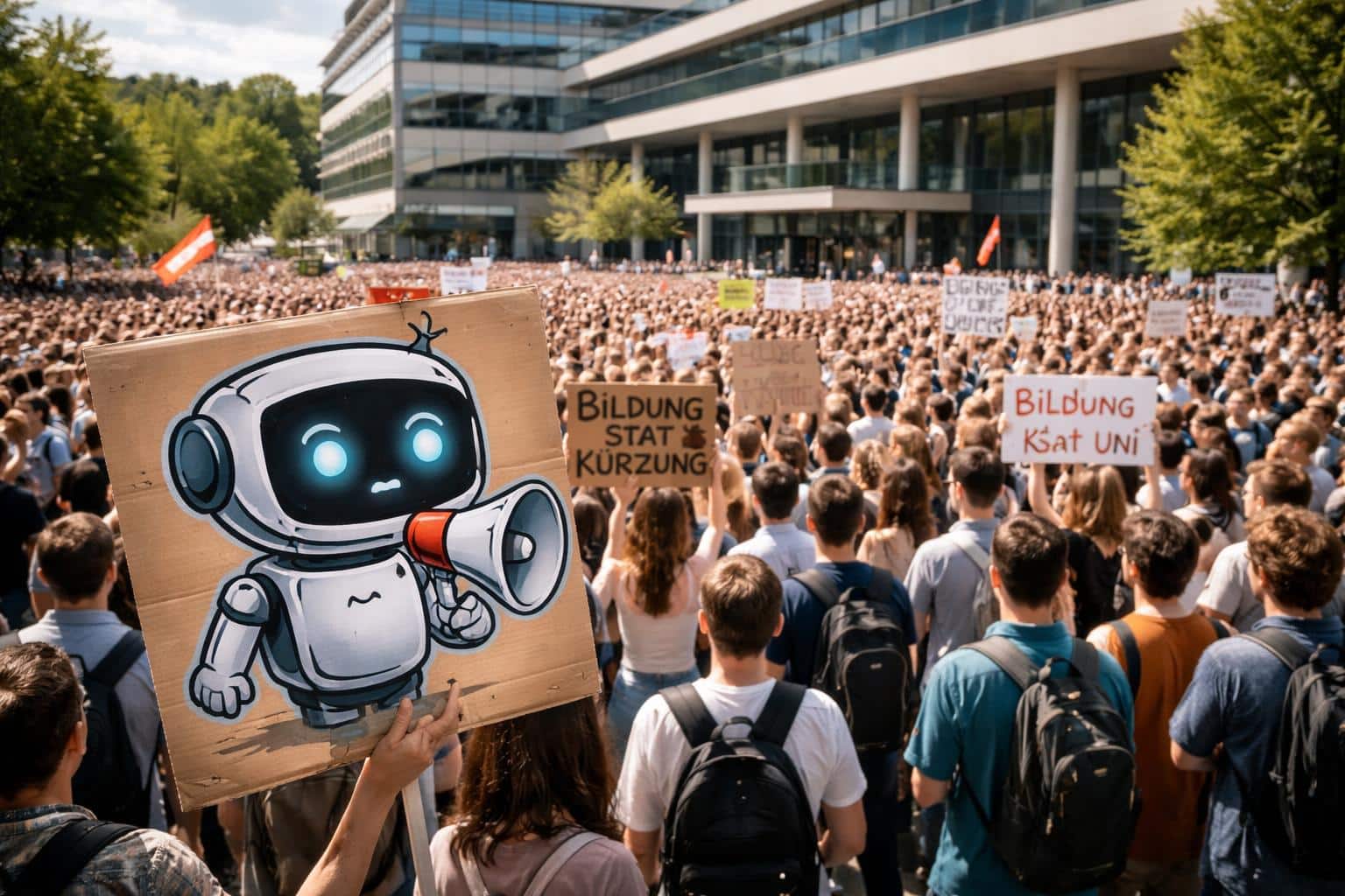 Proteste an der Uni Klagenfurt: „Selbst ChatGPT findet das dumm“
