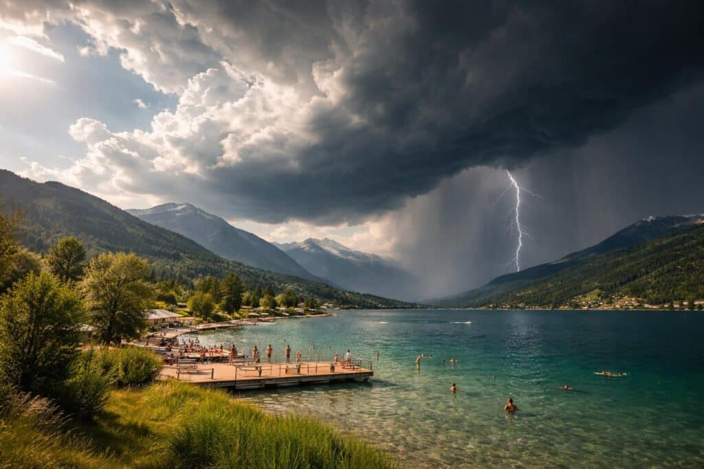 Erste Hitzewelle in Kärnten und Osttirol endet mit hoher Unwettergefahr