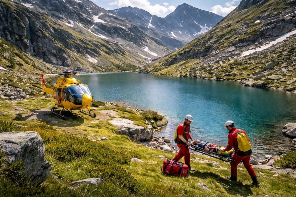 Urlauberin stürzt in Osttirol in Bergsee und wird schwer verletzt