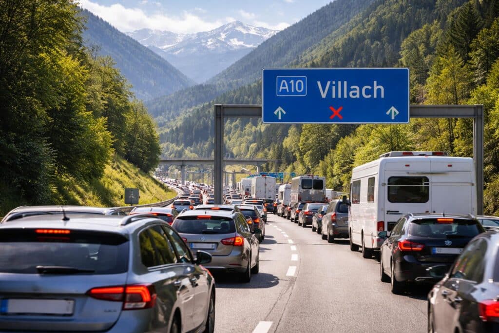 A10 Tauern Autobahn, Salzburg Richtung Villach