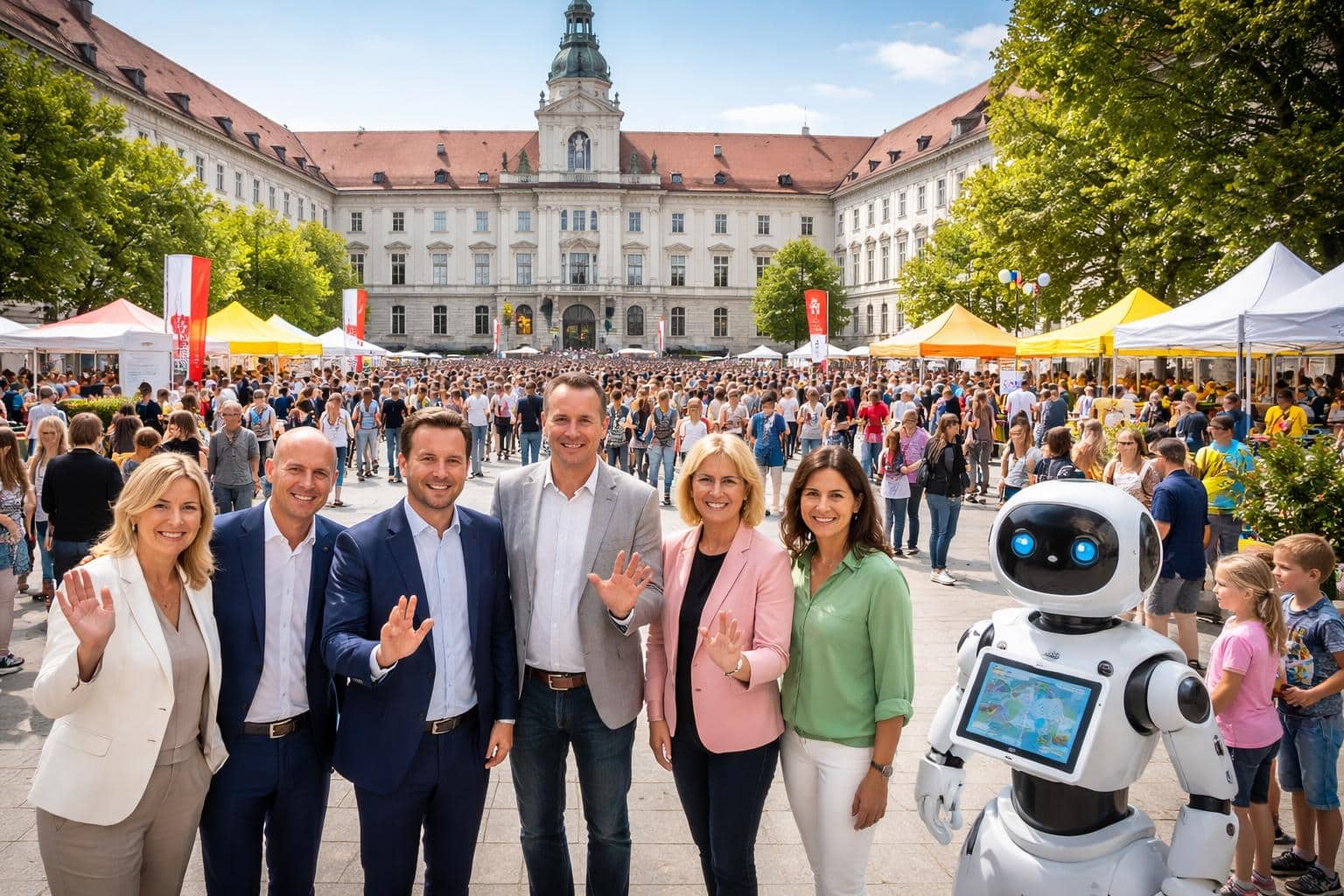 “Tag der offenen Tür” in der Regierung