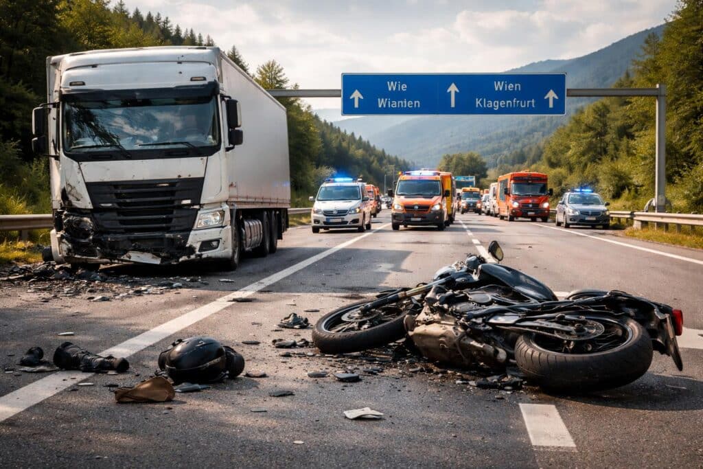 Verkehrsunfall mit Geisterfahrer auf der A2