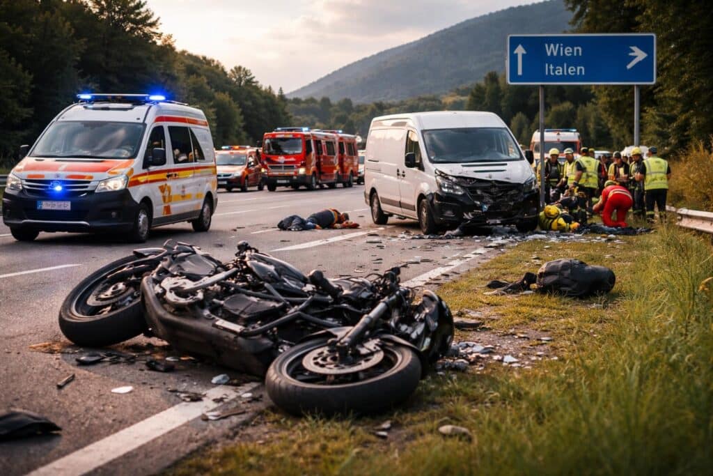 Schwerverletzte nach Geisterfahrerunfall