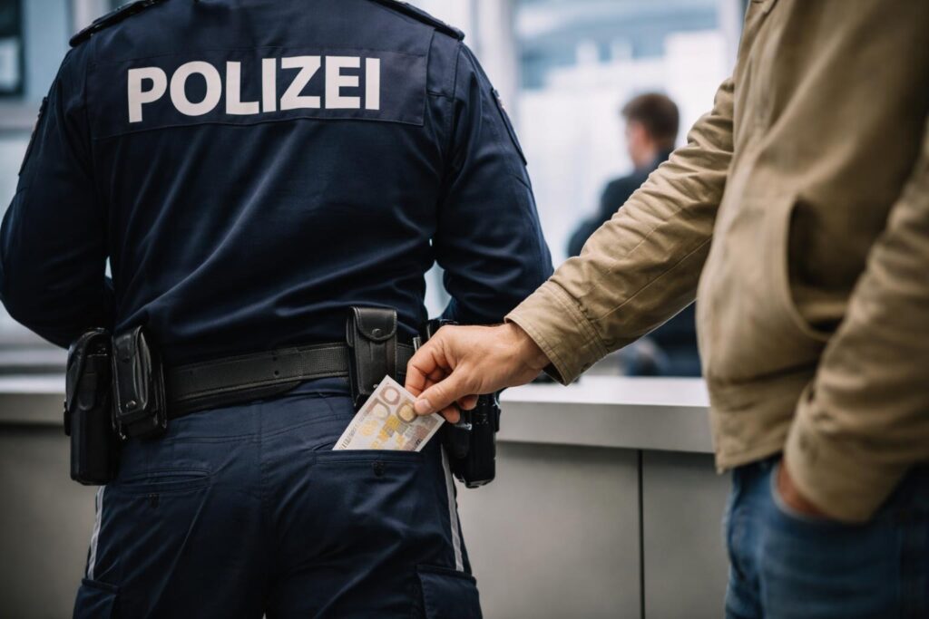 Geisterfahrer steckte Polizist 50 Euro zu!