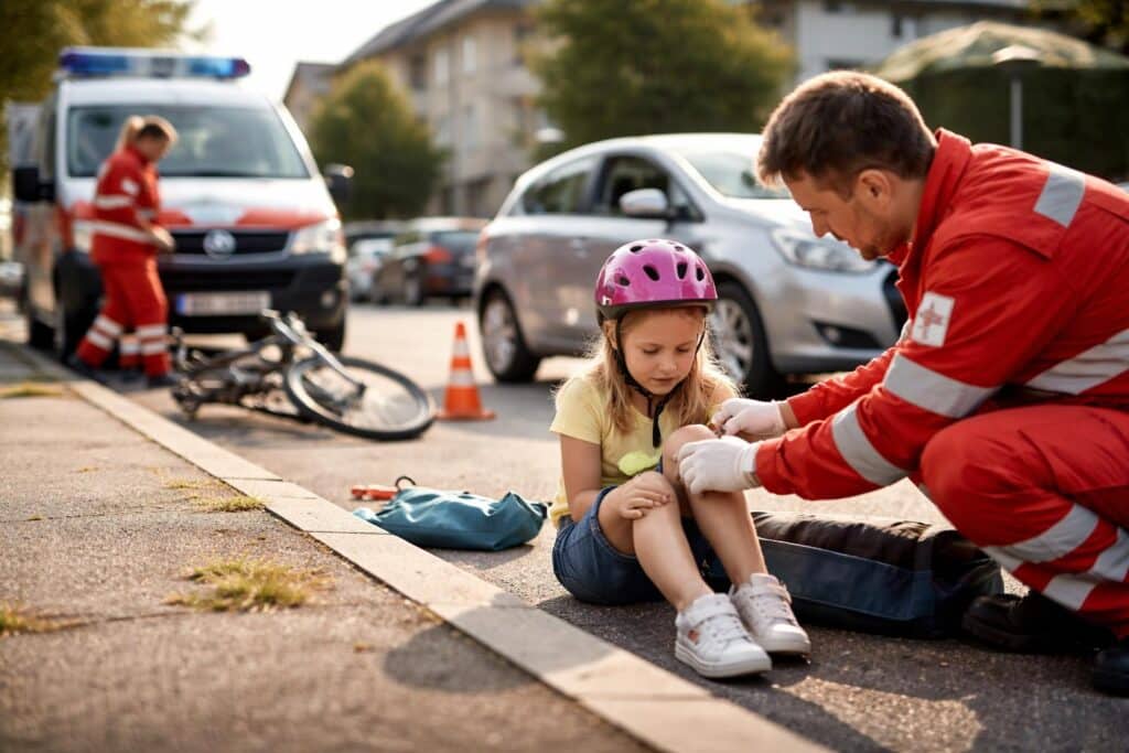 Anstieg der Kinderunfälle um 24 Prozent