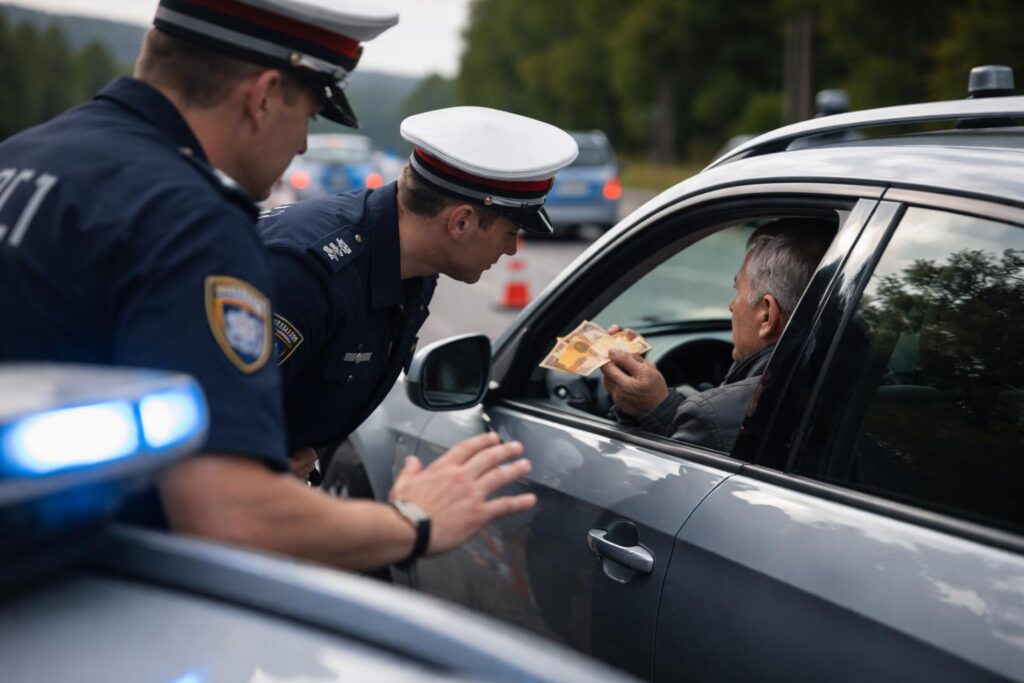 Geisterfahrer versuchte Polizeibeamten zu bestechen