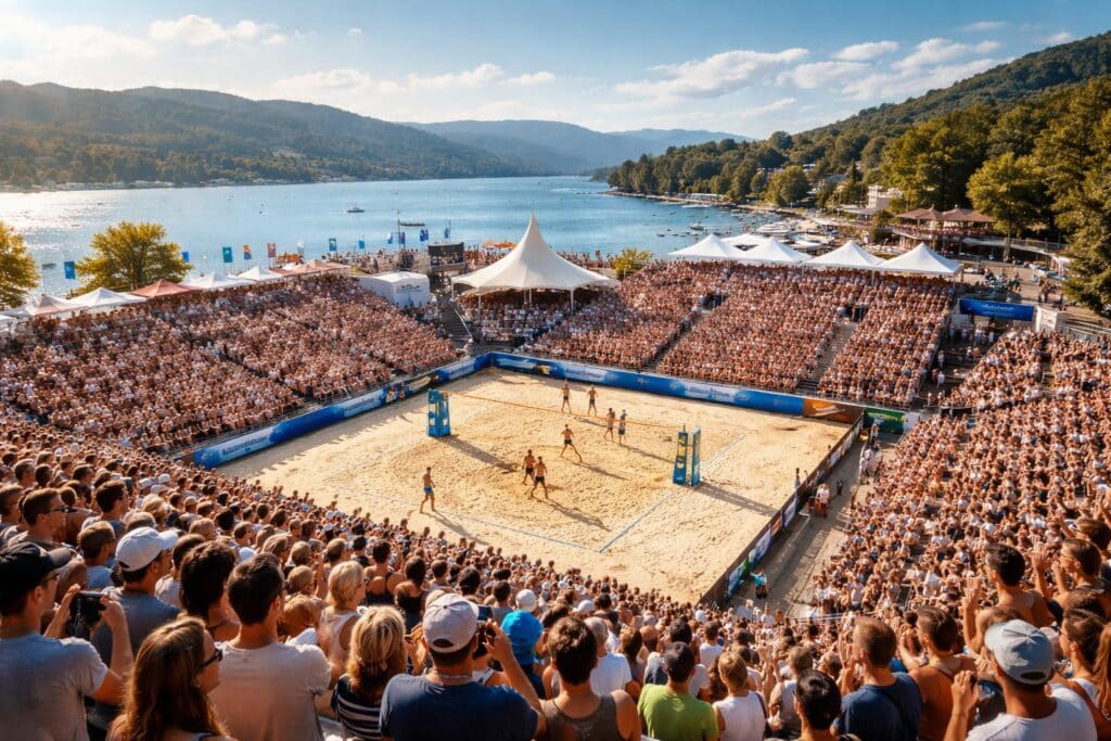 Erfolg beim Volleyball-Comeback am Wörthersee