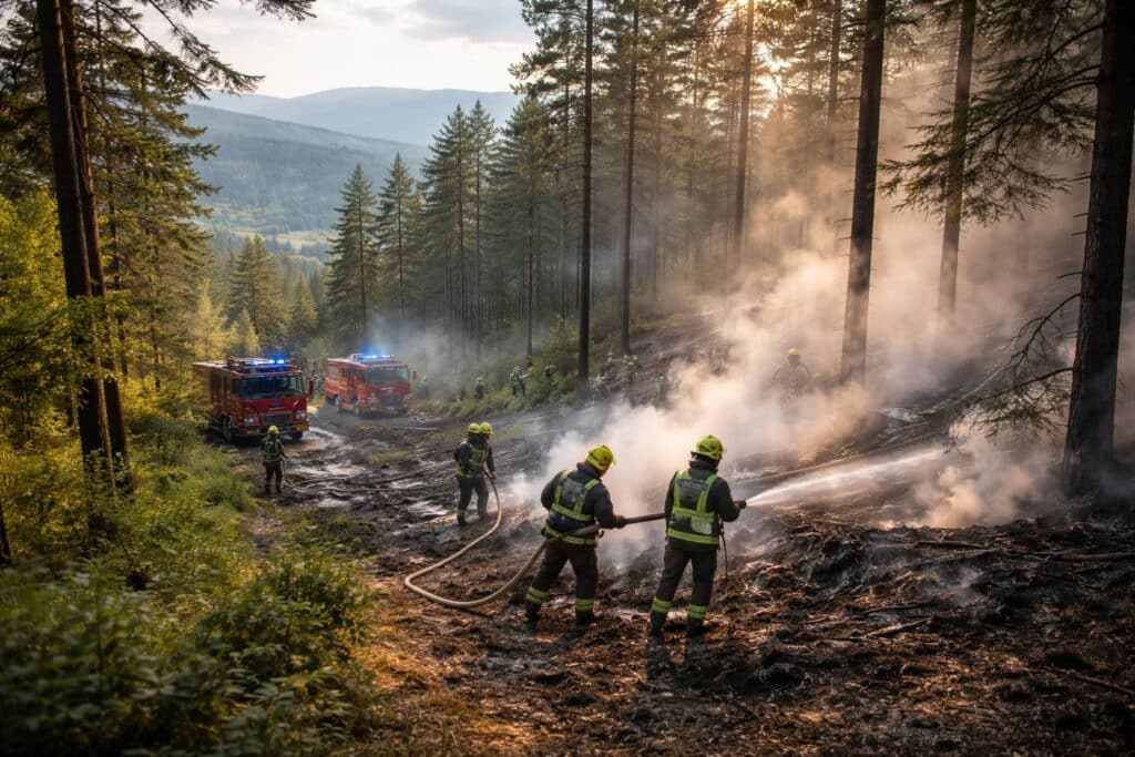 Brand im Bezirk St. Veit