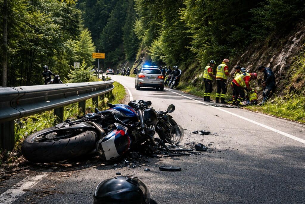 Seebergstraße bei Eisenkappel: Motorradfahrer verlor sein Leben
