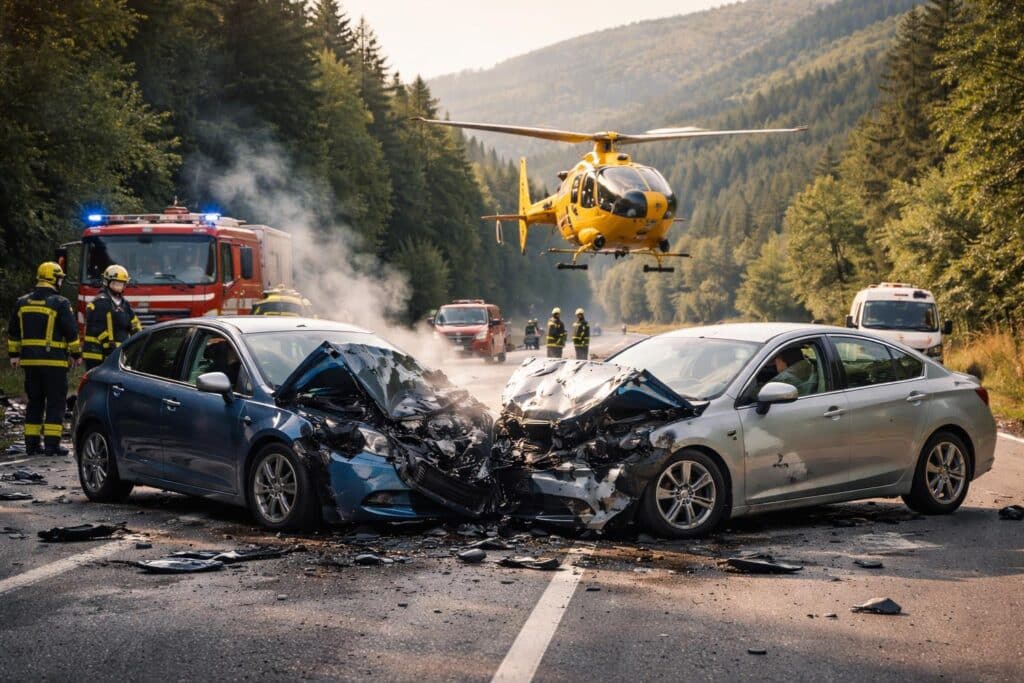 Frontalzusammenstoß bei L17 Übungsfahrt