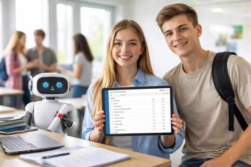 Schulzeugnis digital statt Papier