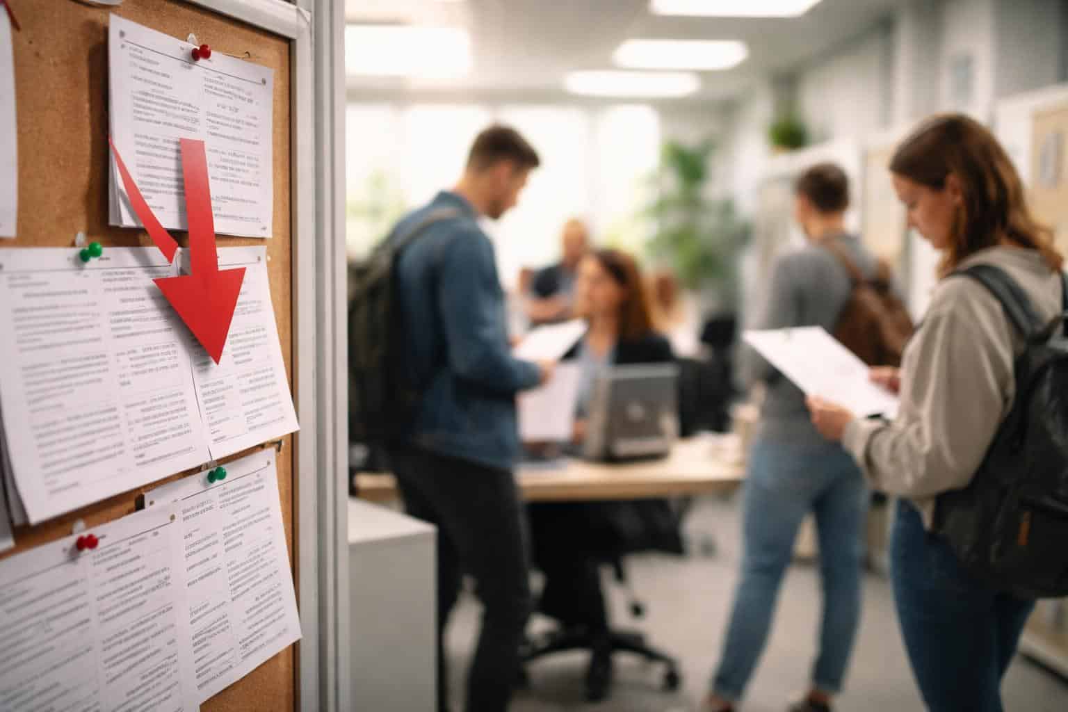Um 1,9 Prozent weniger Arbeitssuchende
