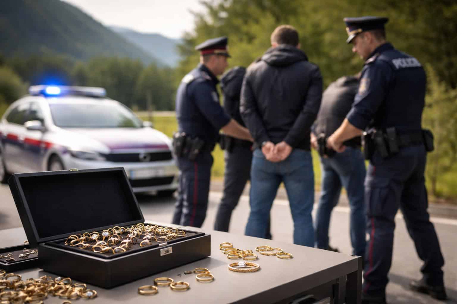 Kärnten: Gesuchte Juwelendiebe bei Verkehrskontrolle geschnappt