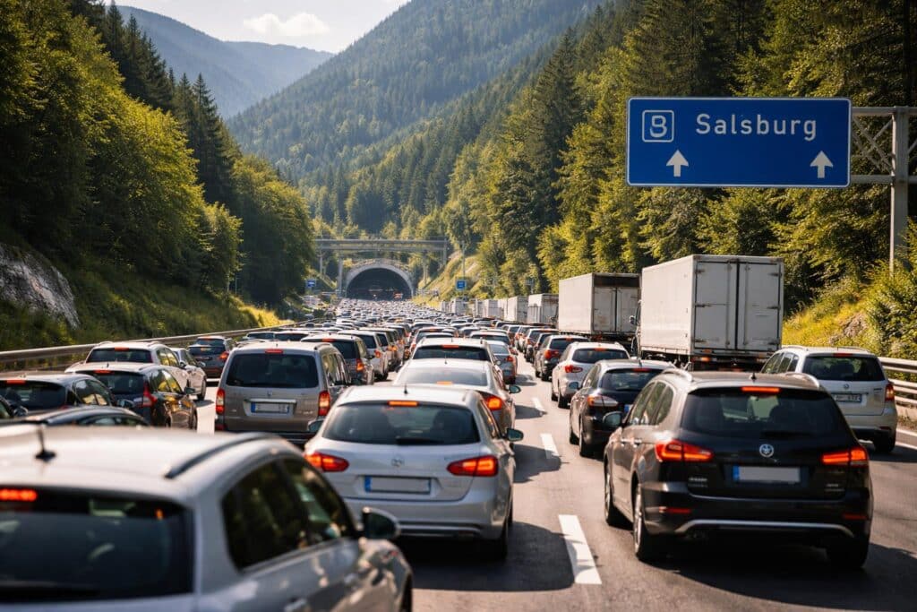 A10 Tauern Autobahn, Villach Richtung Salzburg