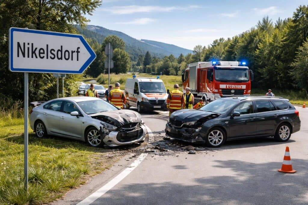 Verkehrsunfall in Nikelsdorf